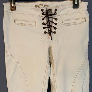White/Cream Hippie Jean Corduroy pants